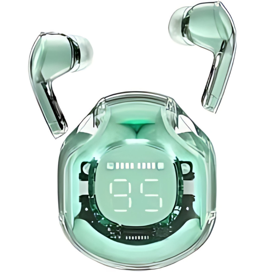Air39 Wireless Earbuds | Bluetooth 5.3 | Clear Sound | Heavy Bass | Noise Reduction | LED Display - Random Color